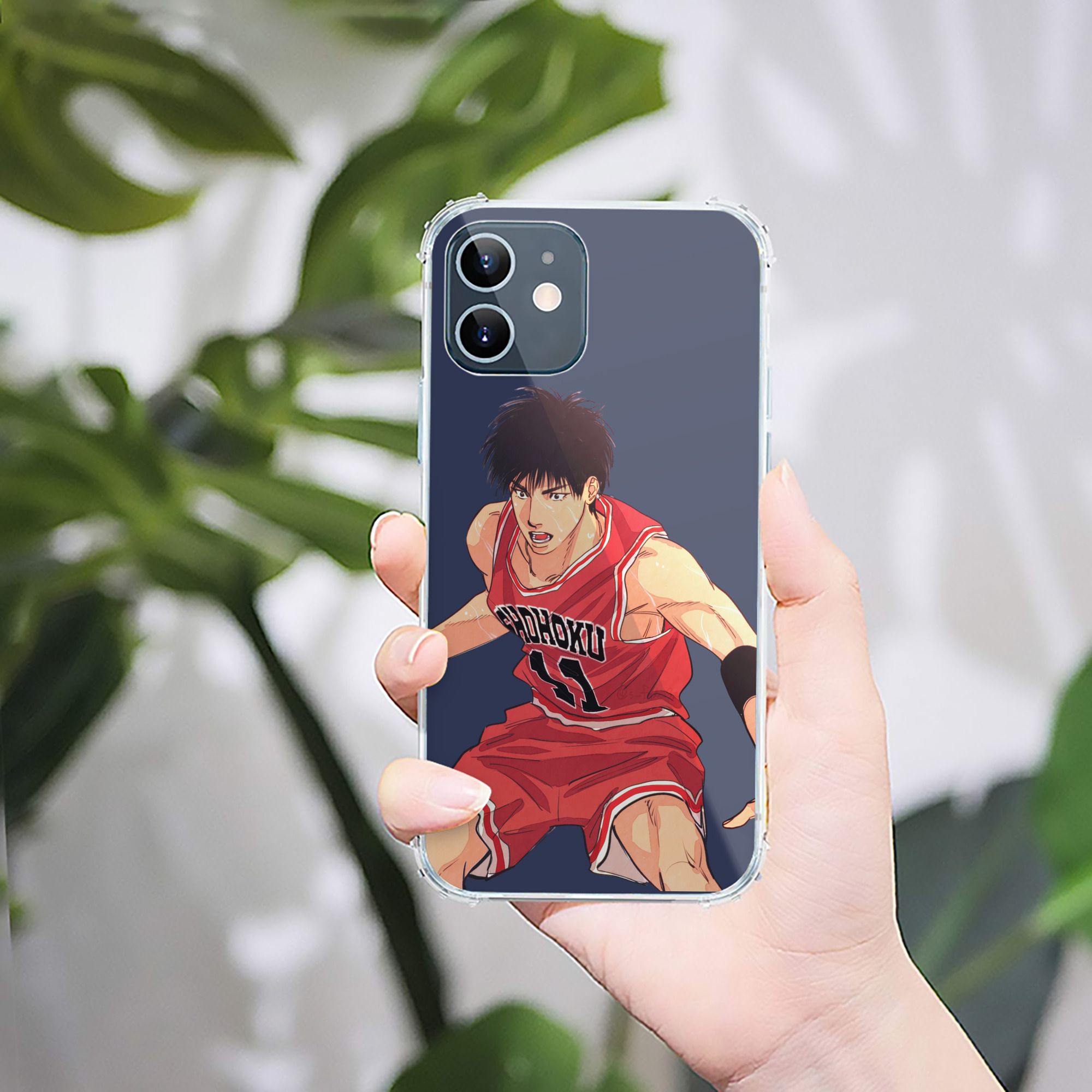 （画像用） SLAM DUNK／スラムダンク 【iPhone 12シリーズ対応】透明スマホケース（クリアソフトケース）